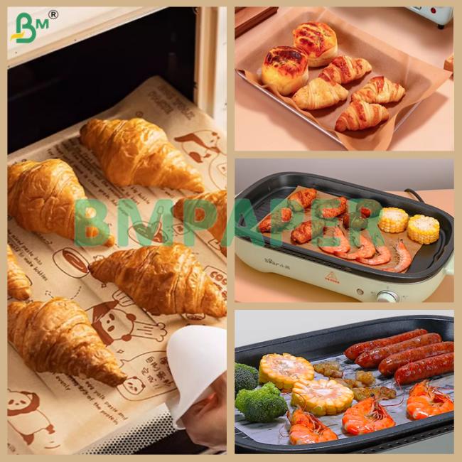 Oven Silicone Paper Water & Oil Resistant Baking Paper For Biscuits Oven Silicone Paper Water & Oil Resistant Baking Paper For Biscuits