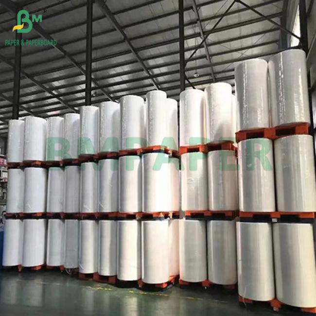 65gsm 70gsm Thermal Coated Jumbo Roll High Bulk Fax Paper 400mm 500mm 65gsm 70gsm Thermal Coated Jumbo Roll High Bulk Fax Paper 400mm 500mm