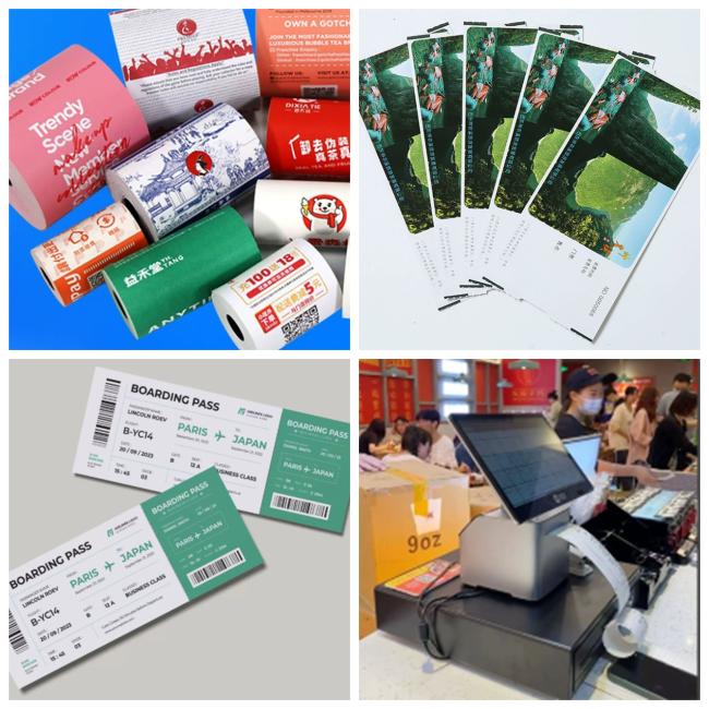 60gsm 70gsm 71cm 72cm Top Coated White Thermal Paper For Tickets 60gsm 70gsm 71cm 72cm Top Coated White Thermal Paper For Tickets
