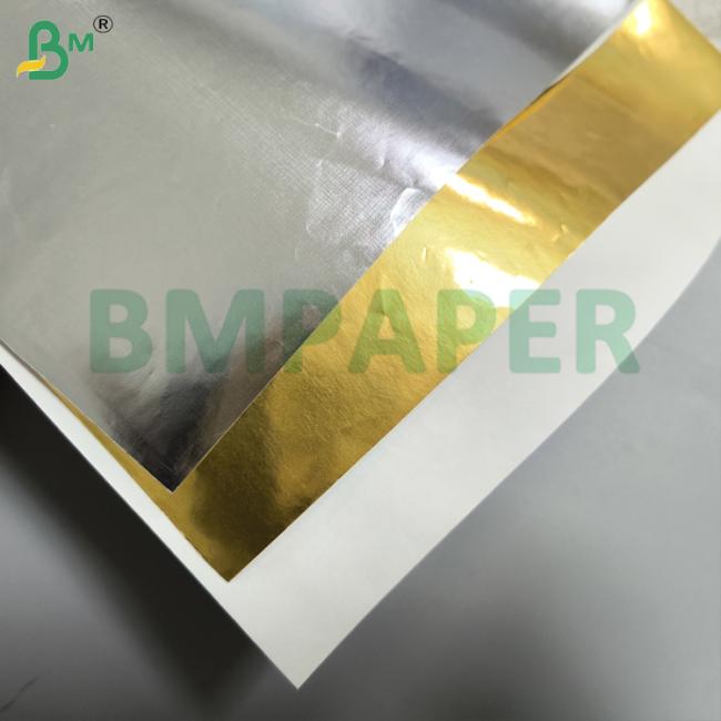 Beer Bottle Label Base Paper One Side Silver & Gold One Side White