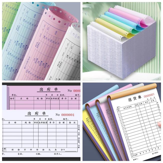 70gr 75gr 70cm 80cm Reel White Green Pink Carbonless Paper For Delivery Note 70gr 75gr 70cm 80cm Reel White Green Pink Carbonless Paper For Delivery Note