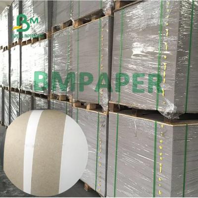 China White Clay Coated Duplex Board , Recycled Pulp Gray Back Board 0.3mm - 2mm Thick for sale