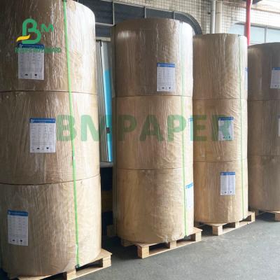 China 80gsm 90gsm Extensible Sack Kraft Paper For Cement Bags 100cm Good Toughness for sale