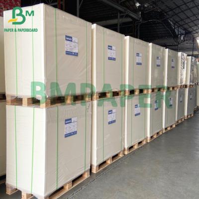 China Matt White Woodfree Uncoated Paper Board For Poster Card Brochures for sale