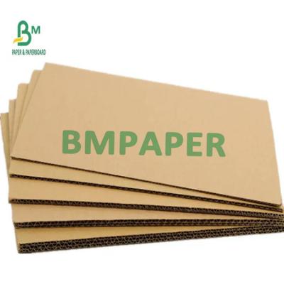 China E Flute Single Wall Corrugated Cardboard Sheets For Brown Coffee Cup Cover for sale