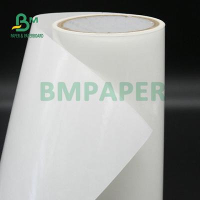 China High Quality 58g 60g 62g White Blue Glassin Paper For Making Sticker en venta