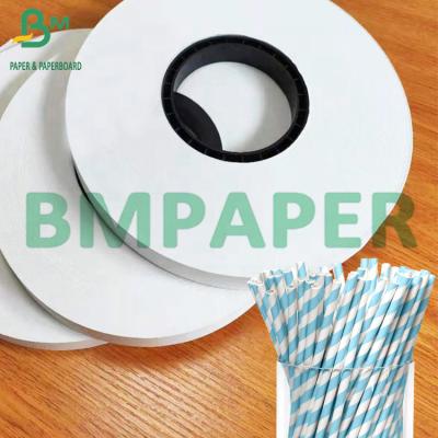 Chine 24g 28g Biodegradable Colorful Paper Drinking Straw Packaging Kraft Paper Roll à vendre