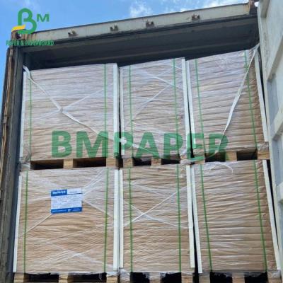 China 215 g - 350 g Witte cellulose karton voor voedselcontainers C1S papier FBB karton 25