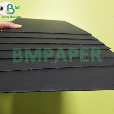 China 1.5MM 2MM E Pit 110+110+110 Black Card Triple Layer Flute Corrugated Cardboardfor Paper Packing for sale