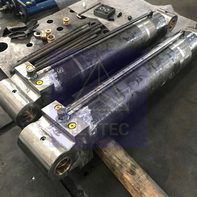 100% Pressure Testing Hydraulic Press Cylinder for Shipping Dredger