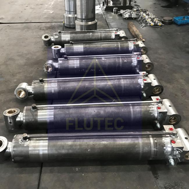100% Pressure Testing Hydraulic Press Cylinder for Shipping Dredger