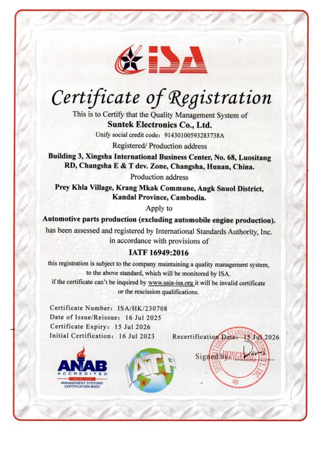 ISO13485:2016 Certification