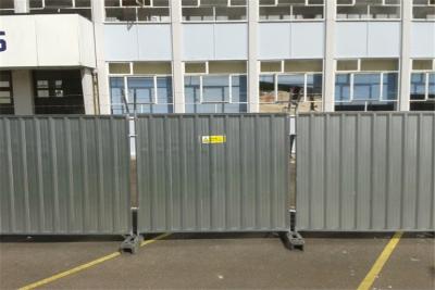 China 2.4m Steel Hoarding Panel Weight 40Kg for sale