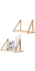 leather hanging shelf