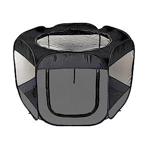 playpen; exercise pen; tent; hiking; camping; dog; cat; pet