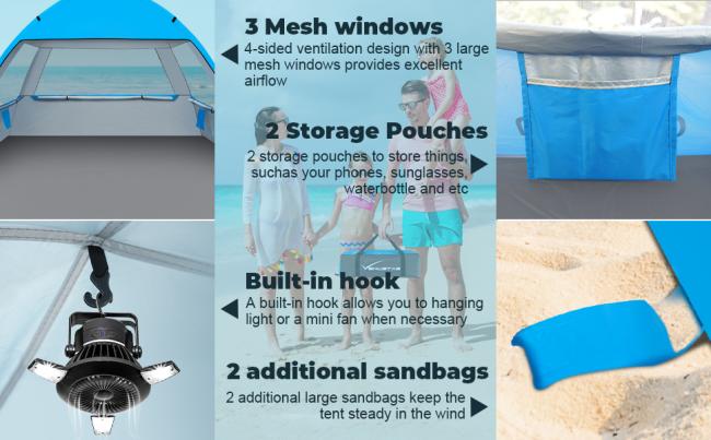 beach tent sun shelter cabana for beach Sun Shade Shelter