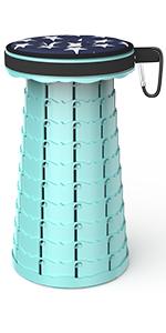 Travel Stool Telescoping Stool Portable Stool Retractable Folding Stool Collapsable Stool