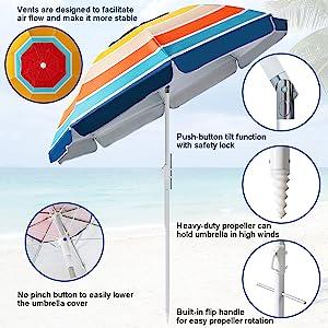 beach umbrella