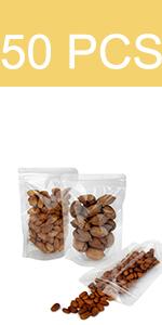 Clear stand up pouches