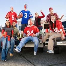 Durable plastic reusable stadium cups for tailgating, BBQ, parties, birthdays. Lots of colors.