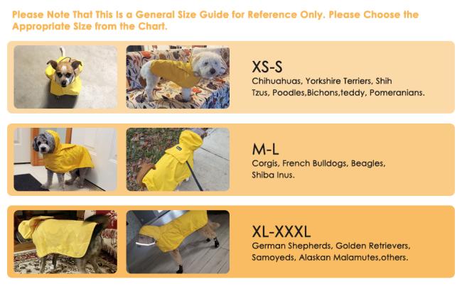 dog raincoat