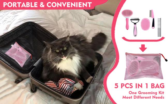 Dog grooming brush kit a+6