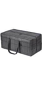 extra-large heavy-duty moving bag duffel travel durable handles dual-tab zipper storage transporting