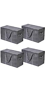 extra-large heavy-duty storage moving bag durable handles opens wide dual-tab zipper water-resistant