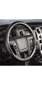 Steering Wheel Cover Carbon Fiber Pattern