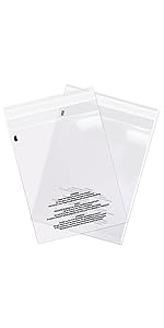 resealable zip bags