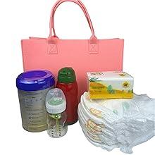 baby diaper nursery tote for mommy