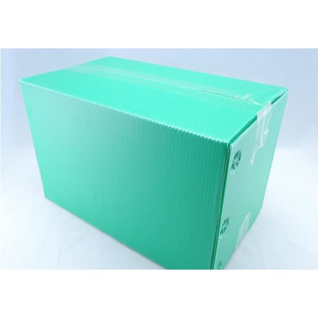 Green Corrugated Plastic Carton Box Twin Wall Pp Box Shipping Box