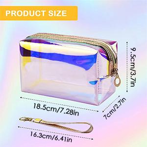 holographic makeup bags