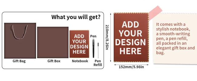 notebook pen set