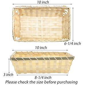 Handmade Woven Bread Roll Basket
