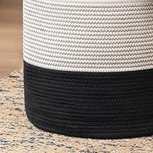 tall woven large laundry hamper clothes basket storage handle