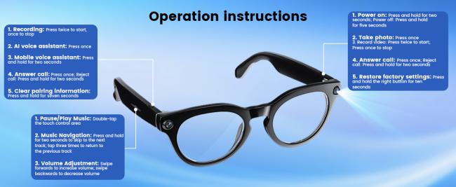 4k video camera glasses
