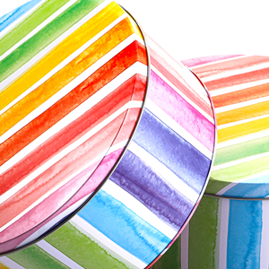 Colored Cookie Tins