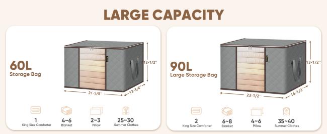 clothes storage bag