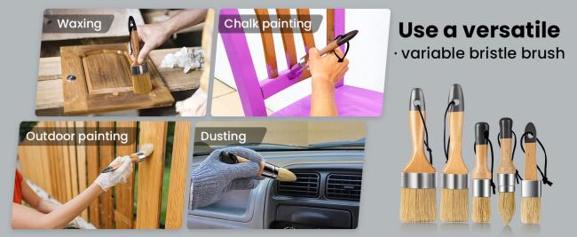 Wax and Chalk Paint Brushes