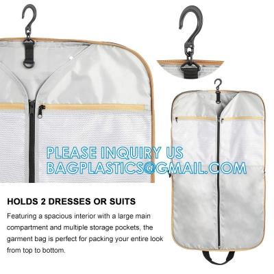 China Gusseted Travel Garment Bag For Business, Foldable, Durable Thick Oxford Fabric Travel Suit Bag for sale