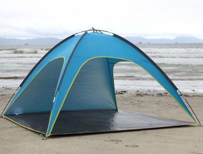 China Beach Tent Sun Shelter - Portable Sun Shade Instant Tent for Beach Carrying Bag, Stakes, 6 Sand Pockets, Anti UV for sale