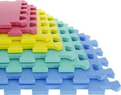 China EVA Foam Mat Tiles - Interlocking Padding for Garage, Playroom, or Gym Flooring - Workout Mat or Baby Playmat for sale