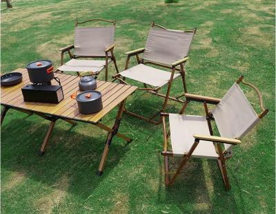 China Kermit Chair Foldable Portable Ultra-Light Metal Chair, Portable Wood Beach Chairs, Outdoor Folding Chair for sale