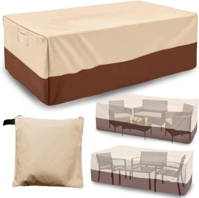China Furniture Cover 600D Waterproof Large Heavy Duty Outdoor Furniture Set Covers with Anti-UV and Wind-Proof Suitable for sale