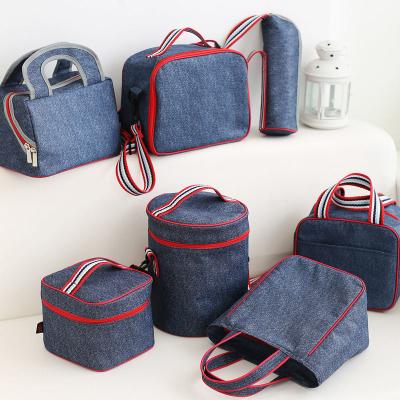 China Factory Direct Sales Insulation Bag Set Family Travel Picnic Ice Pack Drink Food Thickened Cooler Bag for sale