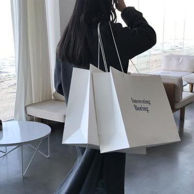Luxury Fashion Low Cost High Quality Packaging Bag Laminated Eco Friendly Shopping Paper Bag With Your Own Logo Print