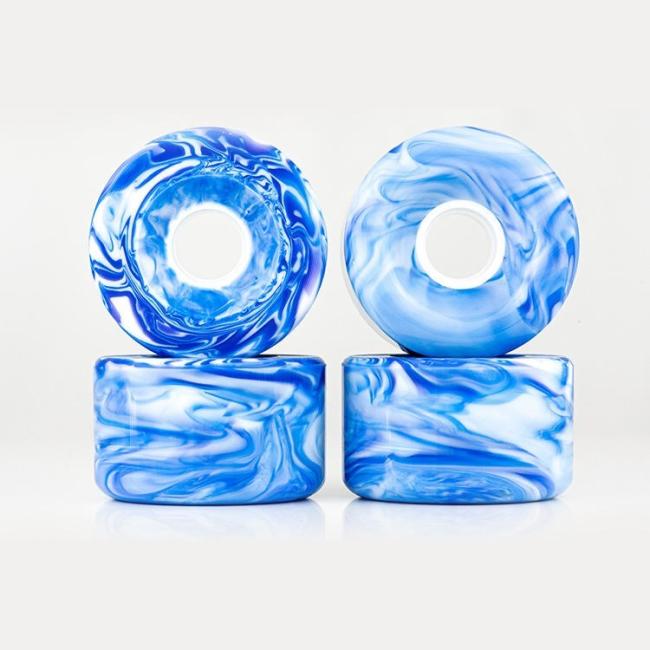High Quality High Rebound Mixed Blended Swirl Color Skateboard Wheels
