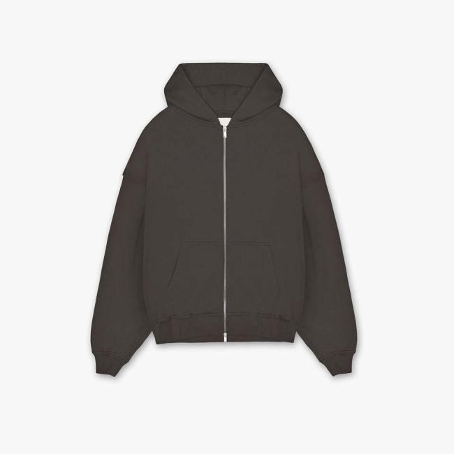 Custom Logo Pullover Fleece Cotton Zipup High Quality Heavyweight Full Zip up Hodie Jacket Double Layer Zipper Hoodie for Men