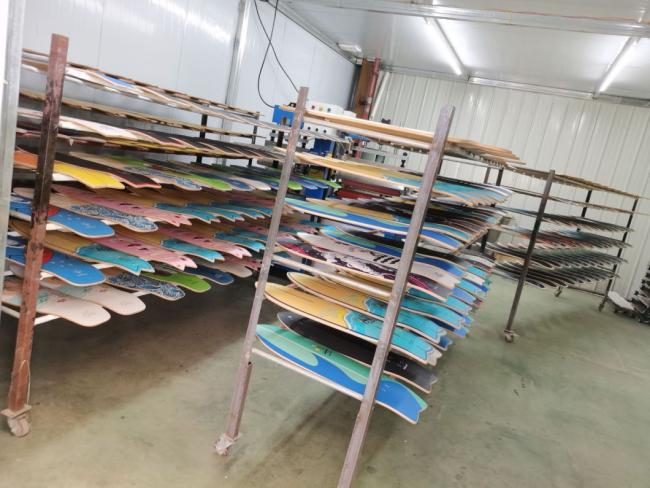 2023 Factory Wholesale Double Kick Board 7 Layers Maple Wood Skateboard